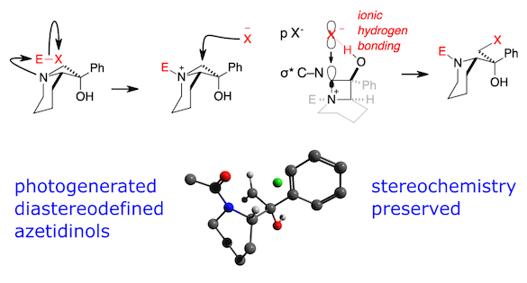 Azetidinol opening
